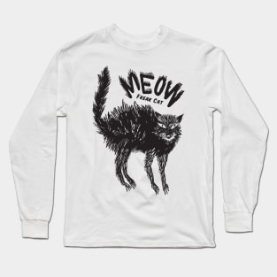 Freak Cat Meow Long Sleeve T-Shirt
